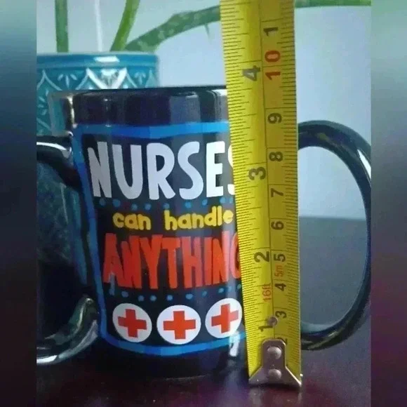 Nurses can handle anything Coffee Tea Mug Ceramic Cup ☕️ - Picture 6 of 7